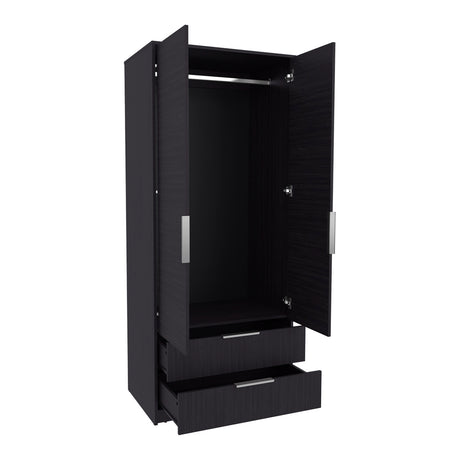 Trappe Armoire, Bedroom, Black - sold by Home Elegance USA