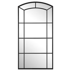 Camber Oversized Arch Mirror - Black by Uttermost - View 1