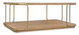 Banyon Bay Rectangle Coffee Table Desert Oak / Gold - Light Brown / Gold by Hooker Furniture - View 1