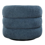 Junie Swivel Barrel Chair - Blue by Uttermost - View 8