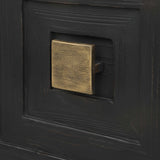 Aiken Geometric Cabinet / End Table - Black by Uttermost - View 6