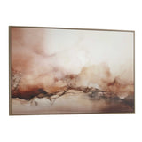 Rise Framed Modern Canvas Black / Brown / Orange / White - Orange / Light Brown by Uttermost - View 4
