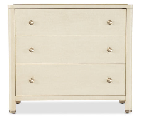 Archives Raffia Three-Drawer Chest - Beige by Hooker Furniture - View 7