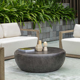 Jones Outdoor Coffee Table - Black by Uttermost - View 2