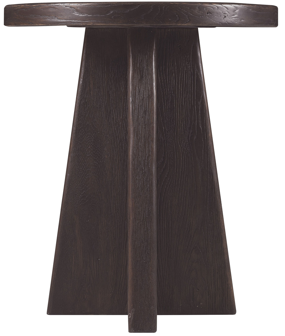 Driftwood Round End Table Burnt Timber - Black by Hooker Furniture - View 4
