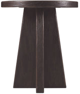 Driftwood Round End Table Burnt Timber - Black by Hooker Furniture - View 4