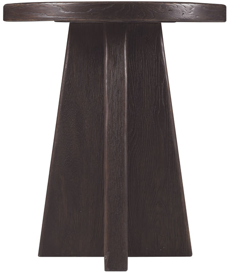 Driftwood Round End Table Burnt Timber - Black by Hooker Furniture - View 4
