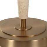 Palu Travertine Table Lamp Beige - Light Brown by Uttermost - View 7