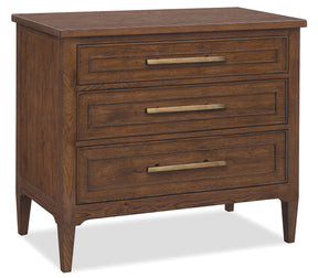 Cashiers Nightstand Chestnut - Dark Brown by Hooker Furniture - View 1