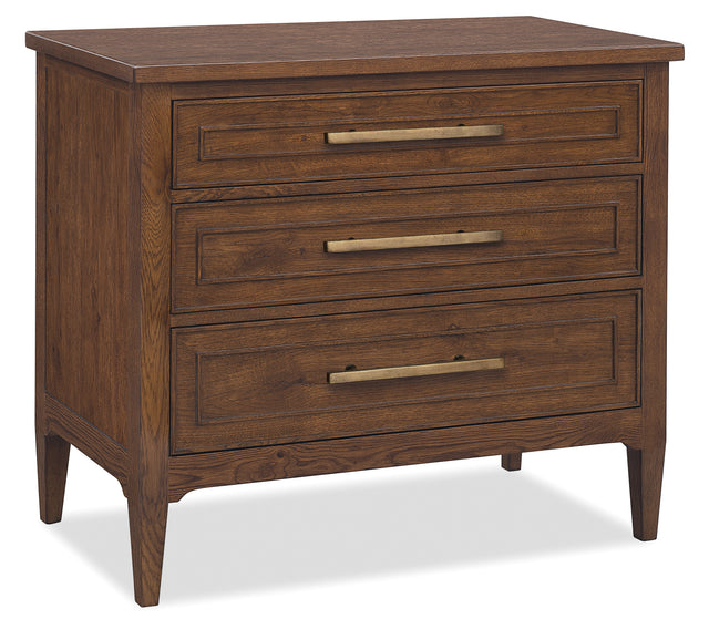 Cashiers Nightstand Chestnut - Dark Brown by Hooker Furniture - View 1