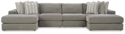 Ashley Ash Avaliyah 58103S11 4 - Piece Double Chaise Sectional - Chenille - 58103S11 - Home Elegance USA - 1