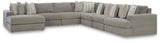 Ashley Ash Avaliyah 58103S9 7 - Piece Sectional with Chaise - Chenille - 58103S9 - Home Elegance USA - 1