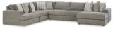 Ashley Ash Avaliyah 58103S12 6 - Piece Sectional with Chaise - Chenille - 58103S12 - Home Elegance USA - 1