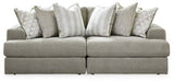 Ashley Ash Avaliyah 58103S1 2 - Piece Sectional Loveseat - Chenille | Home Elegance USA