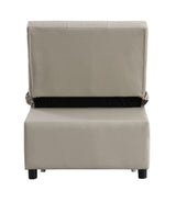 Acme - Hidalgo Sofa Bed 58246 Beige Synthetic Leather