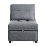 Acme - Hidalgo Sofa Bed 58247 Gray Fabric