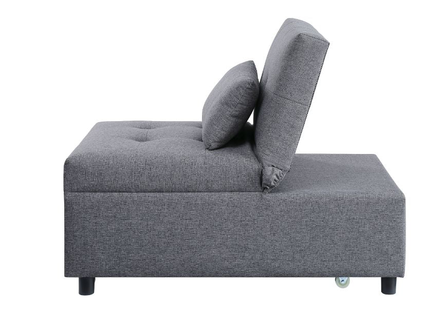 Acme - Hidalgo Sofa Bed 58247 Gray Fabric