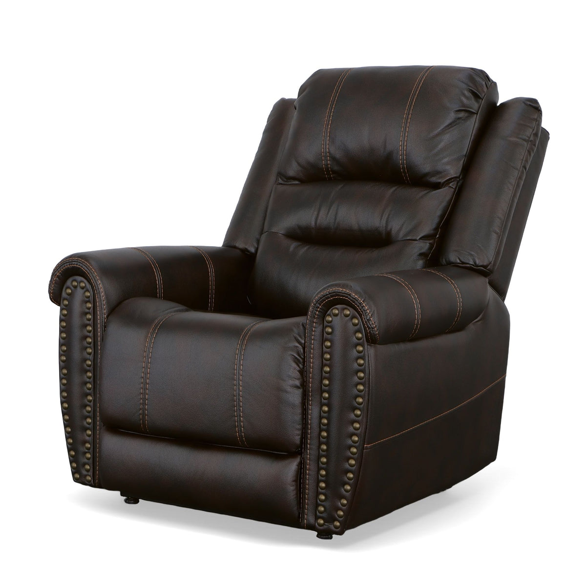 Oscar Power Lift Recliner With Right-Hand Control & Power Headrest - Molasses | Flexsteel