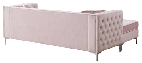Paige G824B-SC Sofa Chaise , PINK - sold by Home Elegance USA
