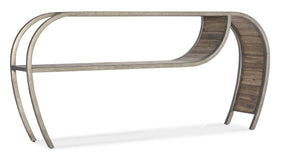 Commerce And Market Open Ended Console Table - Dark Brown / Gray by Hooker Furniture - View 1