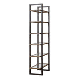 Olwyn Industrial Etagere - Dark Brown / Dark Gray by Uttermost - View 3