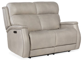 Rhea Zero Gravity Power Recline Loveseat With Power Headrest - Light Gray by Hooker Furniture - View 1