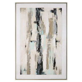 Placidity Hand Painted Abstract Art - Beige by Uttermost - View 1