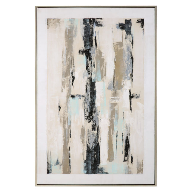 Placidity Hand Painted Abstract Art - Beige by Uttermost - View 1