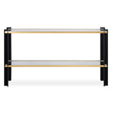 Cunene Contemporary Console Table - Black / Gold by Uttermost - View 1
