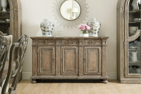 Castella 72in Credenza in Antique Slate - Hooker Furniture