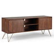 Hunter 60 inch Wide Solid Mango Wood TV Stand in Urban Brown For TVs up to 65 inches - sold by Home Elegance USA