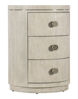 Modern Mood Round Nightstand - Beige by Hooker Furniture - View 1
