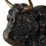 Bison Bust Bronze Sculpture by Uttermost - View 7