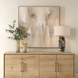 Embark Hand Painted Abstract Canvas Black / Brown / Gray / Woodtone - Light Brown by Uttermost - View 2