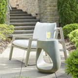 Lithos Outdoor Accent Table - Gray by Uttermost - View 2