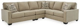 Ashley Quartz Lucina 59006S4 3 - Piece Sectional - Microfiber - 59006S4 - Home Elegance USA - 1