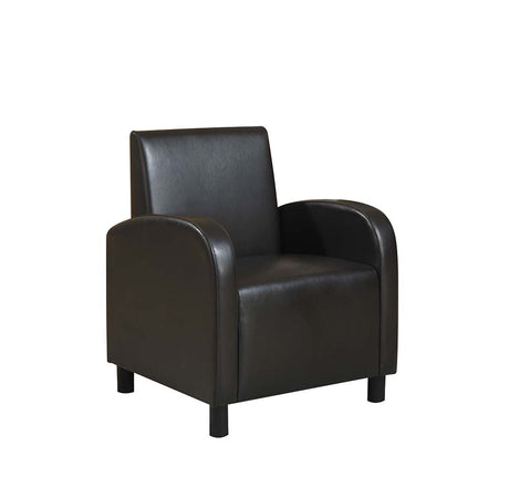 Acme - Maxie Accent Chair 59052 Black Synthetic Leather