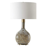 Rhine Brown Glass Table Lamp - Dark Brown by Uttermost - View 4