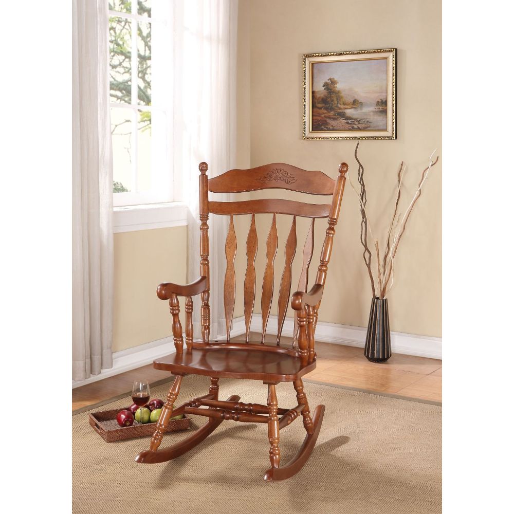 Acme - Kloris Rocking Chair 59209 Dark Walnut Finish