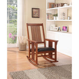 Acme - Kloris Rocking Chair 59214 Tobacco Finish