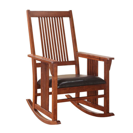 Acme - Kloris Rocking Chair 59214 Tobacco Finish