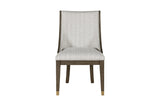 Griffin Modern Dining Chair with Sunburst Oak Finish & Gold Accents | Homelegance - Home Elegance USA