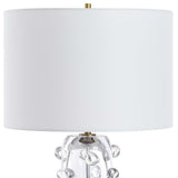 Aura Clear Glass Table Lamp - White by Uttermost - View 5
