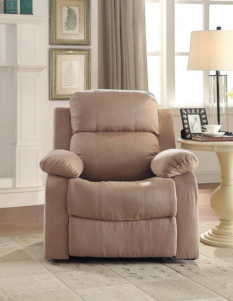 Acme - Parklon Motion Recliner 59468 Brown Microfiber