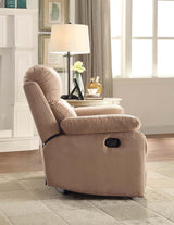 Acme - Parklon Motion Recliner 59468 Brown Microfiber