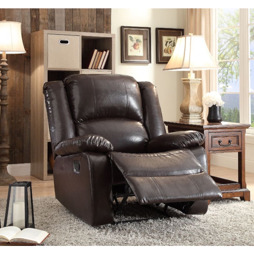 Acme - Vita Motion Recliner 59470 Espresso Synthetic Leather