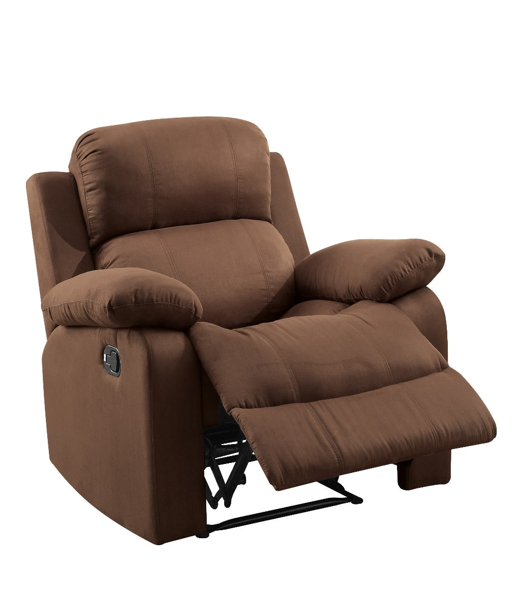 Acme - Parklon Motion Recliner 59478 Chocolate Microfiber