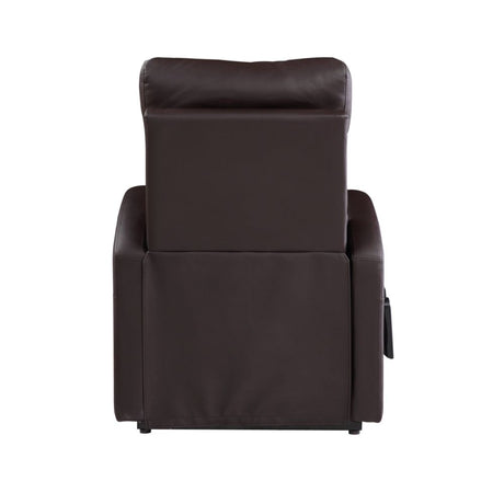 Acme - Ricardo Power  Motion Recliner W/Lift 59498 Brown Synthetic Leather