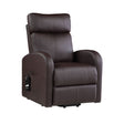 Acme - Ricardo Power  Motion Recliner W/Lift 59498 Brown Synthetic Leather