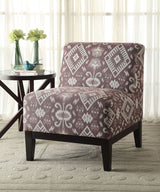 Acme - Hinte Accent Chair 59503 Pattern Fabric